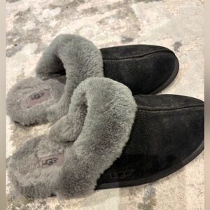 UGG Charcoal and Ash Fur Lined Footwear